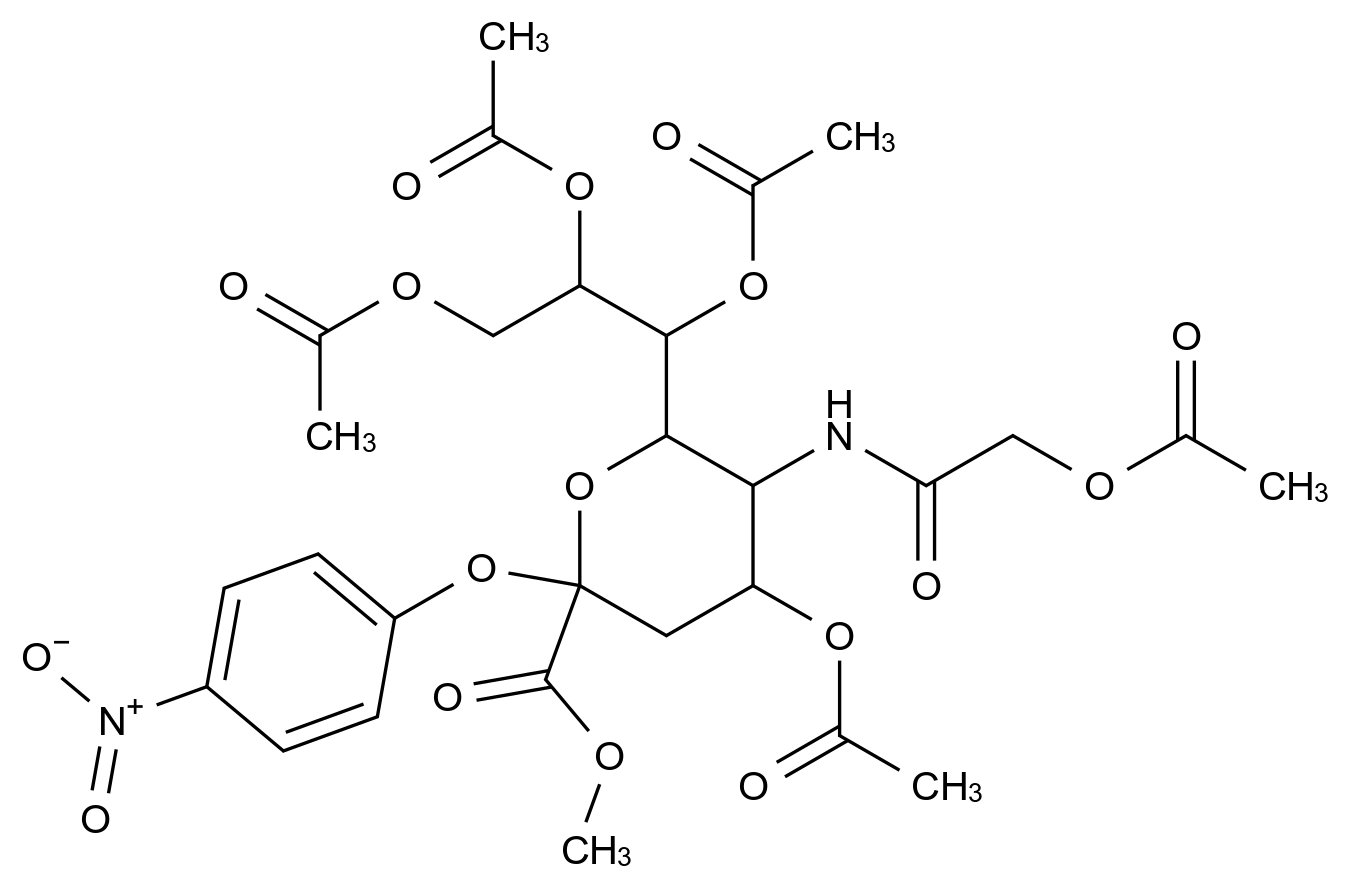 1000890-49-2_2-O-(p-Nitrophenyl)-4,7,8,9-tetra-O-acetyl-α-D-N-acetylglycolylneuraminic Acid Methyl E