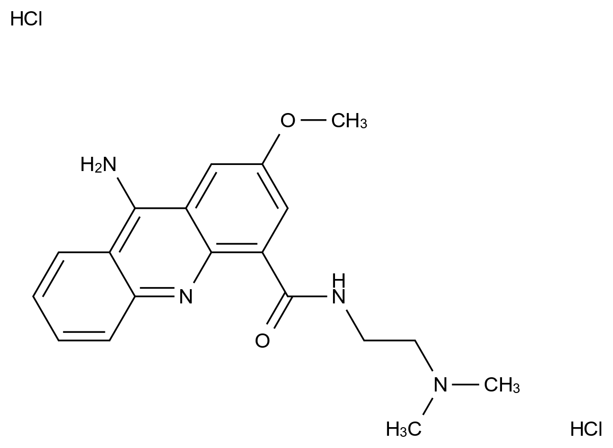 100113-04-0_9-Amino-N-(2-(dimethylamino)ethyl)-2-methoxy-4-acridinecarboxamide dih ydrochloride标准品