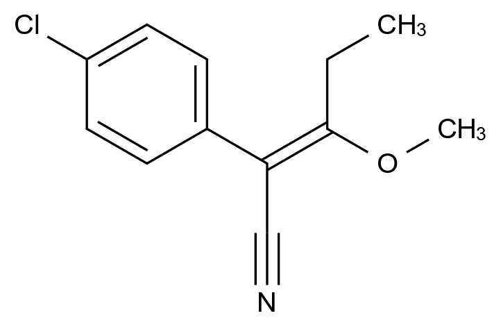 100121-94-6_(Z)-2-(4-Chloro-phenyl)-3-methoxy-pent-2-enenitrile标准品