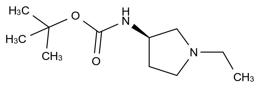 1001347-43-8_tert-butyl ((R)-1-ethylpyrrolidin-3-yl)carbamate标准品