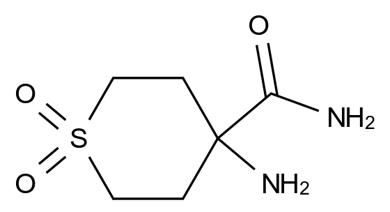 1001426-47-6_4-amino-1,1-dioxo-tetrahydrothiopyran-4-carboxamide标准品