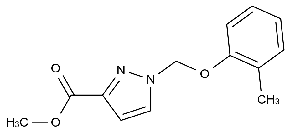 1001500-61-3_methyl 1-[(2-methylphenoxy)methyl]-1H-pyrazole-3-carboxylate标准品