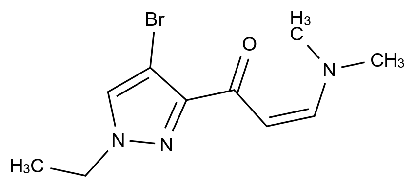 1001500-64-6_(2Z)-1-(4-bromo-1-ethyl-1H-pyrazol-3-yl)-3-(dimethylamino)prop-2-en-1-one标准品