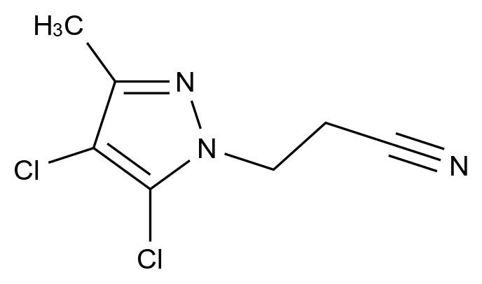 1001500-81-7_3-(4,5-DICHLORO-3-METHYL-PYRAZOL-1-YL)-PROPIONITRILE标准品