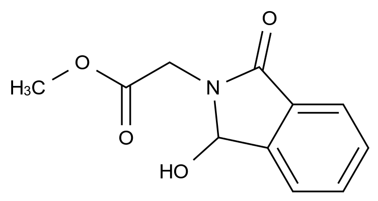 100166-98-1_(1-Hydroxy-3-oxo-1,3-dihydro-isoindol-2-yl)-acetic acid methyl ester标准品