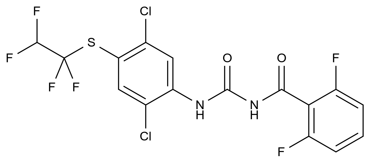 100279-18-3_N-[[2,5-dichloro-4-(1,1,2,2-tetrafluoroethylsulfanyl)phenyl]carbamoyl]-2,6-difluorobenza