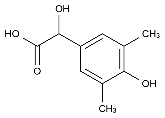 100304-49-2_Benzeneacetic acid, α,4-dihydroxy-3,5-dimethyl-标准品