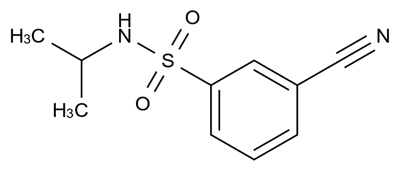 1003740-72-4_3-Cyano-N-isopropylbenzenesulfonamide标准品