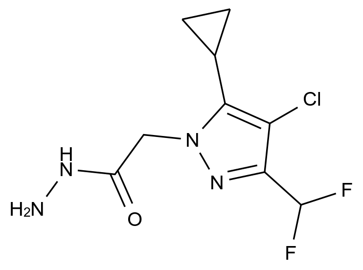 1004643-39-3_2-[4-Chloro-5-cyclopropyl-3-(difluoromethyl)-1H-pyrazol-1-yl]acet ohydrazide标准品