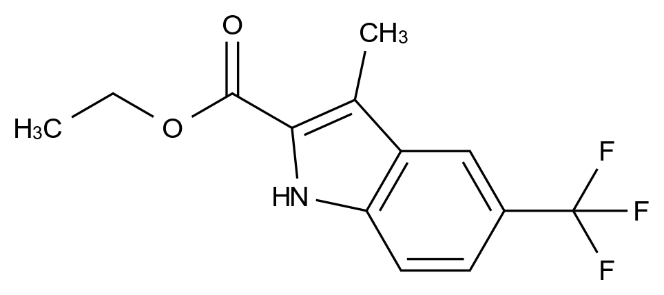 1004758-61-5_ethyl 3-methyl-5-(trifluoromethyl)-1H-indole-2-carboxylate标准品