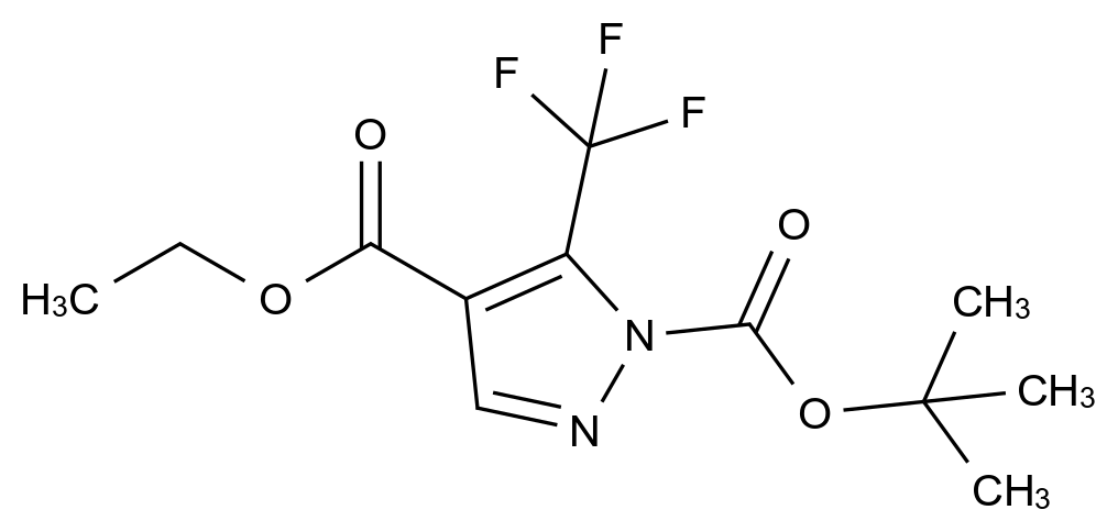 1006492-02-9_1-(TERT-BUTYL) 4-ETHYL 5-(TRIFLUOROMETHYL)-1H-PYRAZOLE-1,4-DICARBOXYLATE标准品