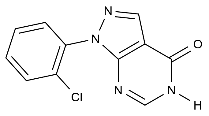 1006597-09-6_1-(2-chloro-phenyl)-1,5-dihydro-pyrazolo[3,4-d]pyrimidin-4-one标准品