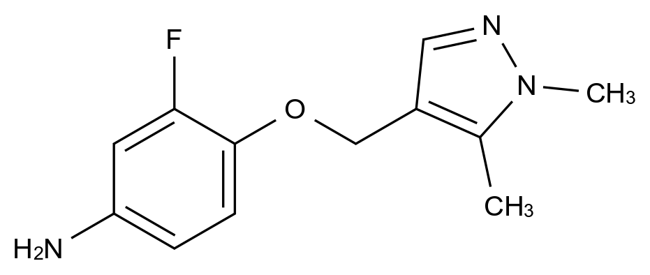 1006961-04-1_4-[(1,5-dimethyl-1H-pyrazol-4-yl)methoxy]-3-fluoroaniline标准品