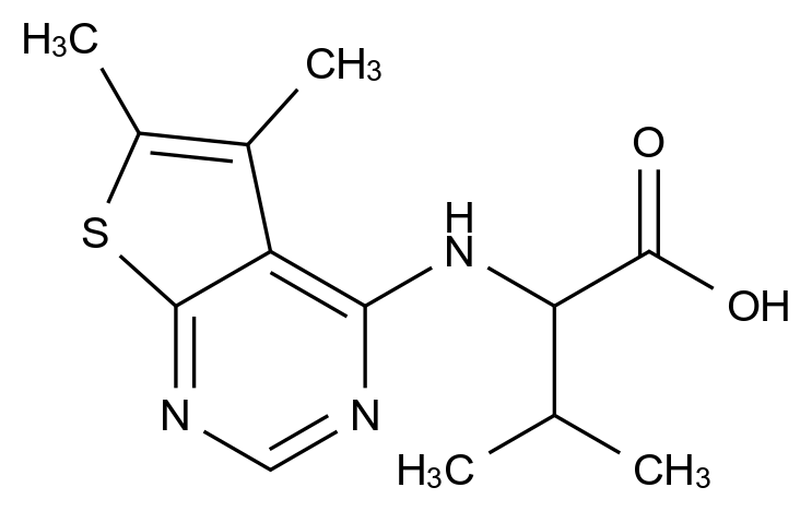 1008005-95-5_2-(5,6-DIMETHYL-THIENO[2,3-D]PYRIMIDIN-4-YLAMINO)-3-METHYL-BUTYRIC ACID标准品