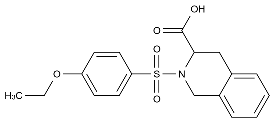 1008091-79-9_2-(4-ETHOXY-BENZENESULFONYL)-1,2,3,4-TETRAHYDRO-ISOQUINOLINE-3-CARBOXYLIC ACID标准品