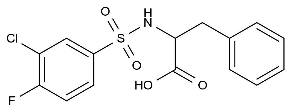 1008956-65-7_N-[(3-Chloro-4-fluorophenyl)sulfonyl]phenylalanine标准品