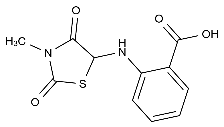 1009162-76-8_2-(3-METHYL-2,4-DIOXO-THIAZOLIDIN-5-YLAMINO)-BENZOIC ACID标准品