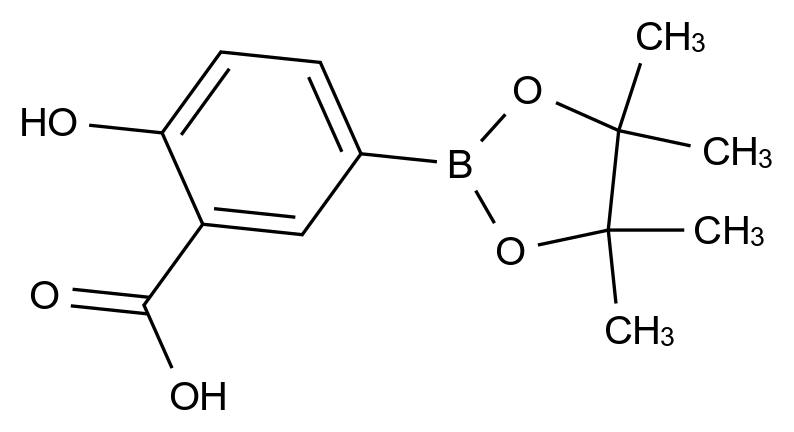 1009303-78-9_2-hydroxy-5-(4,4,5,5-tetramethyl-1,3,2-dioxaborolan-2-yl)benzoic acid标准品