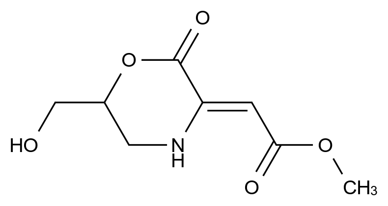 100944-51-2_methyl 2-[6-(hydroxymethyl)-2-oxomorpholin-3-ylidene]acetate标准品