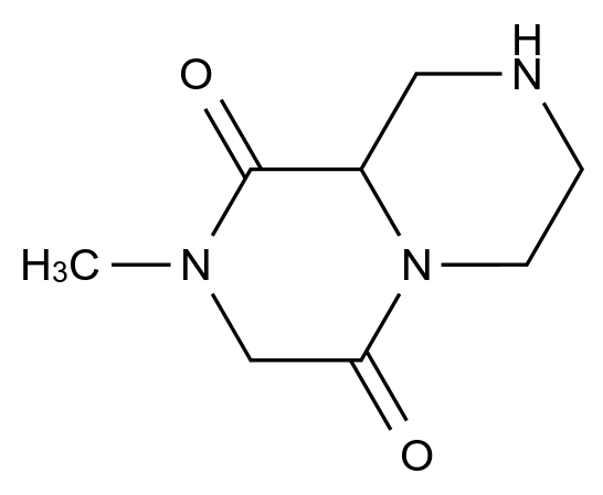 1009597-84-5_2-methyltetrahydro-2H-pyrazino[1,2-a]pyrazine-1,4(3H,6H)-dione(SALTDATA: FREE)标准品