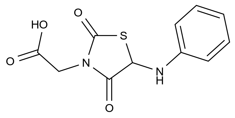 1009603-84-2_(5-Anilino-2,4-dioxo-1,3-thiazolidin-3-yl)acetic acid标准品