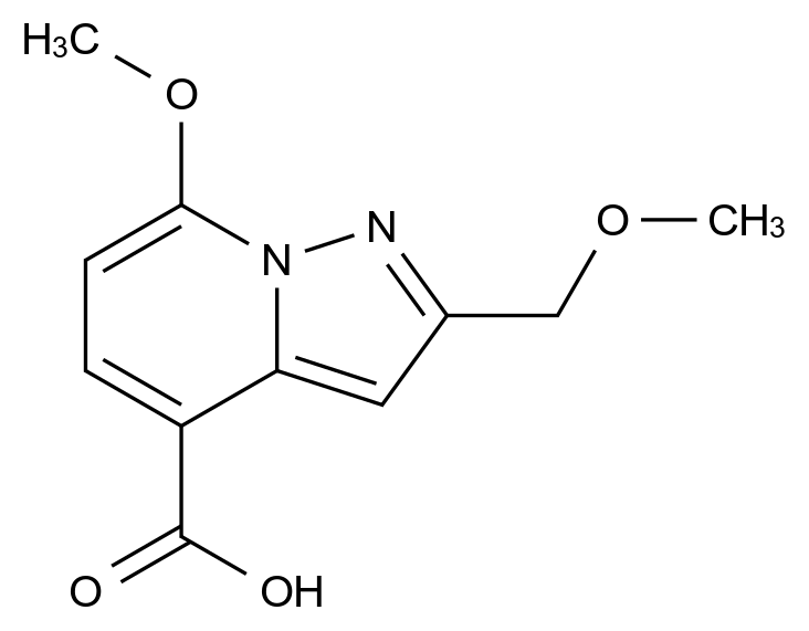 1009602-42-9_7-methoxy-2-(methoxymethyl)pyrazolo[1,5-a]pyridine-4-carboxylic acid标准品