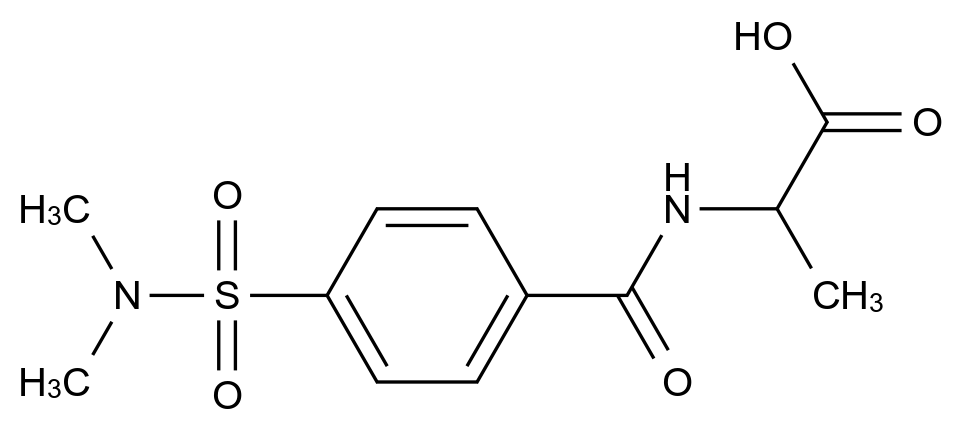 1009703-91-6_2-([4-[(DIMETHYLAMINO)SULFONYL]BENZOYL]AMINO)PROPANOIC ACID标准品