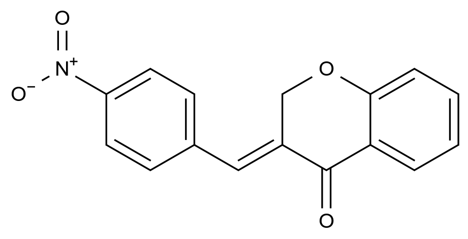 101001-06-3_3-[(E)-(4-NITROPHENYL)METHYLIDENE]-2,3-DIHYDRO-4H-CHROMEN-4-ONE标准品