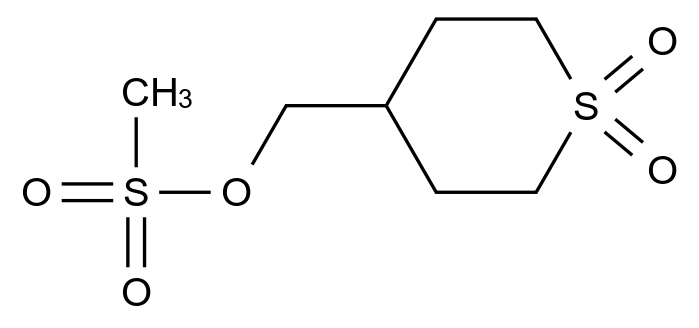 1010836-46-0_(1,1-dioxo-1λ⁶-thian-4-yl)methyl methanesulfonate标准品