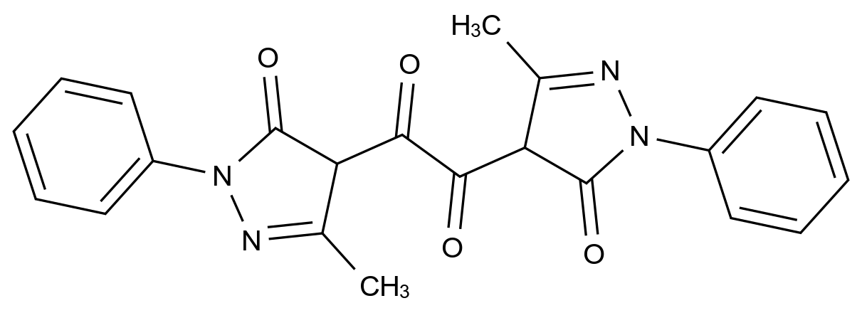 101132-63-2_1,2-bis(3-methyl-5-oxo-1-phenyl-4H-pyrazol-4-yl)ethane-1,2-dione标准品