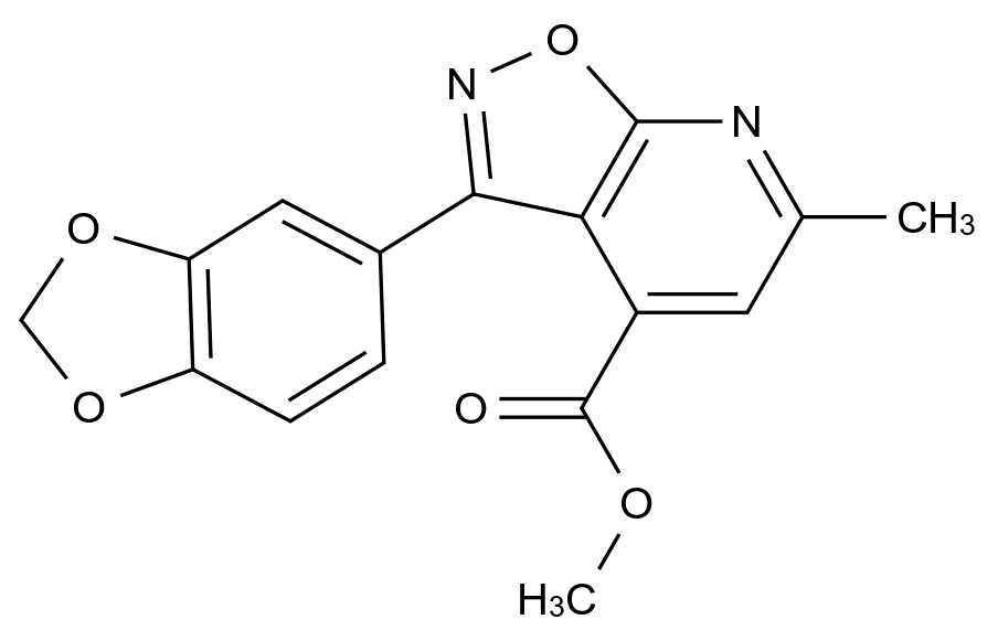 1011370-95-8_methyl 3-(benzo[d][1,3]dioxol-5-yl)-6-methylisoxazolo[5,4-b]pyridine-4-carboxylate标准品