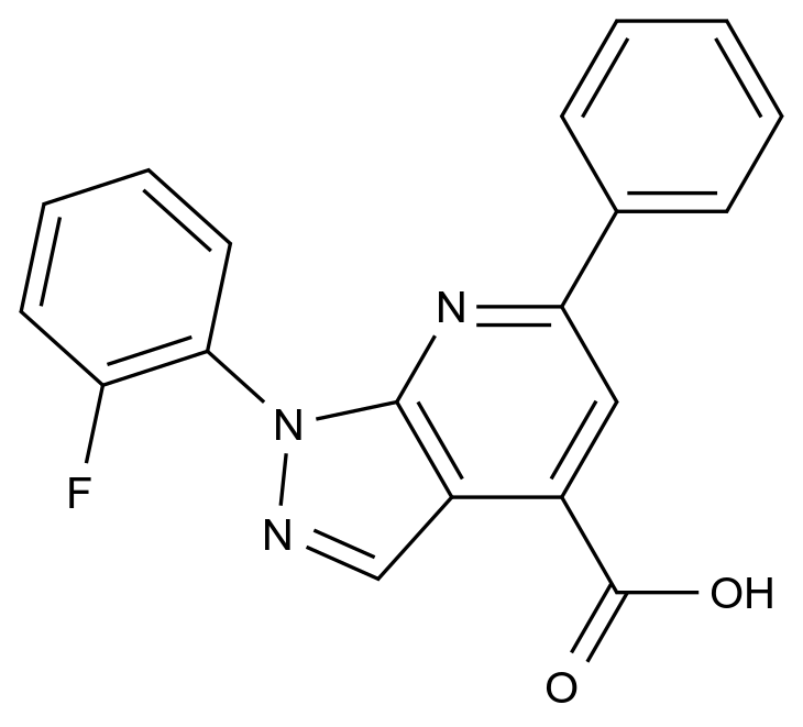 1011397-00-4_1-(2-Fluorophenyl)-6-phenyl-pyrazolo[3,4-b]pyridine-4-carboxylic acid标准品