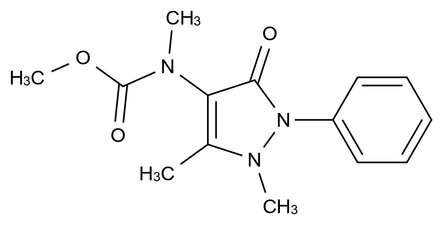 10116-07-1_methyl N-(1,5-dimethyl-3-oxo-2-phenylpyrazol-4-yl)-N-methylcarbamate标准品