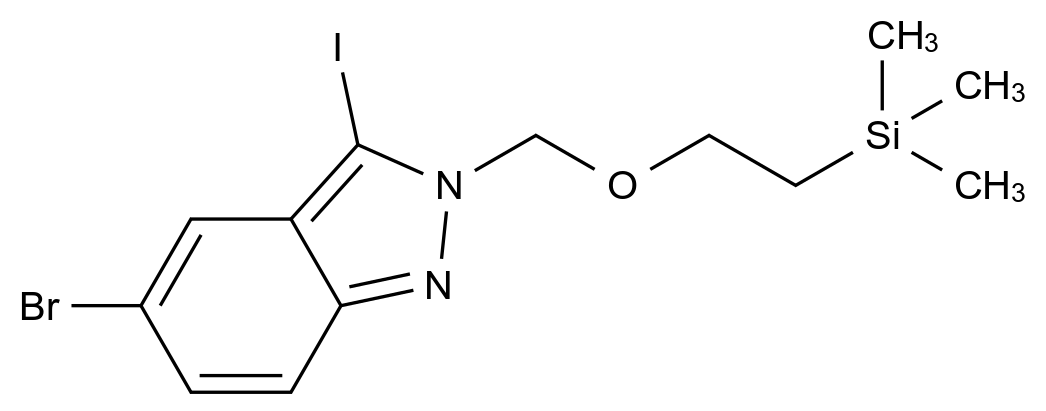 1012104-27-6_2H-INDAZOLE, 5-BROMO-3-IODO-2-[[2-(TRIMETHYLSILYL)ETHOXY]METHYL]-标准品