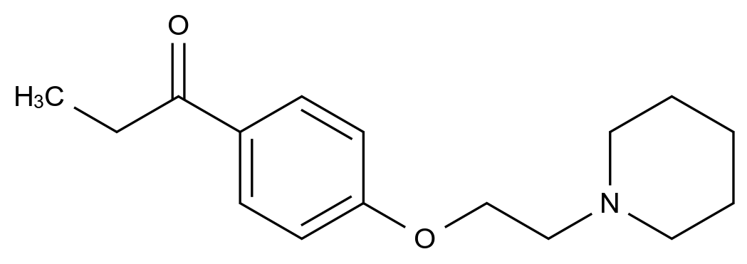 101255-84-9_1-{4-[2-(1-Piperidinyl)ethoxy]phenyl}-1-propanone标准品