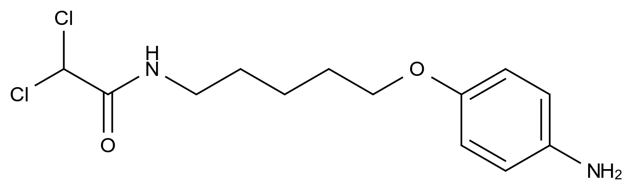 101264-04-4_N-(5-(p-Aminophenoxy)pentyl)-2,2-dichloroacetamide标准品