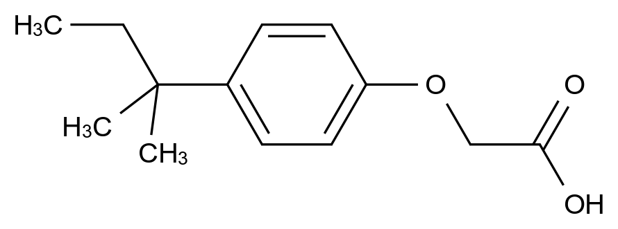 101267-73-6_2-[4-(2-methylbutan-2-yl)phenoxy]acetic acid标准品