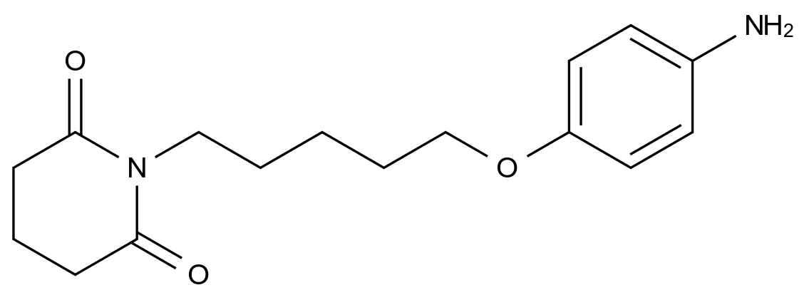 101275-49-4_1-[5-(4-aminophenoxy)pentyl]piperidine-2,6-dione标准品