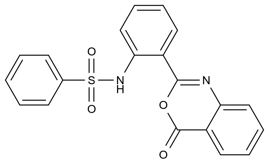 10128-51-5_N-[2-(4-oxo-3,1-benzoxazin-2-yl)phenyl]benzenesulfonamide标准品