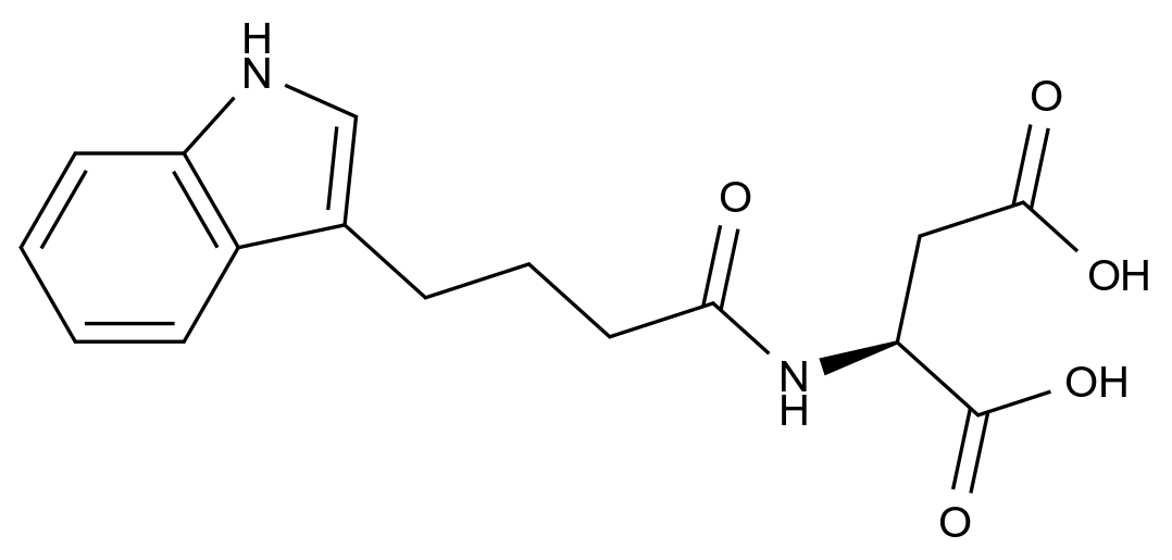 101289-65-0_(2S)-2-[4-(1H-indol-3-yl)butanoylamino]butanedioic acid标准品