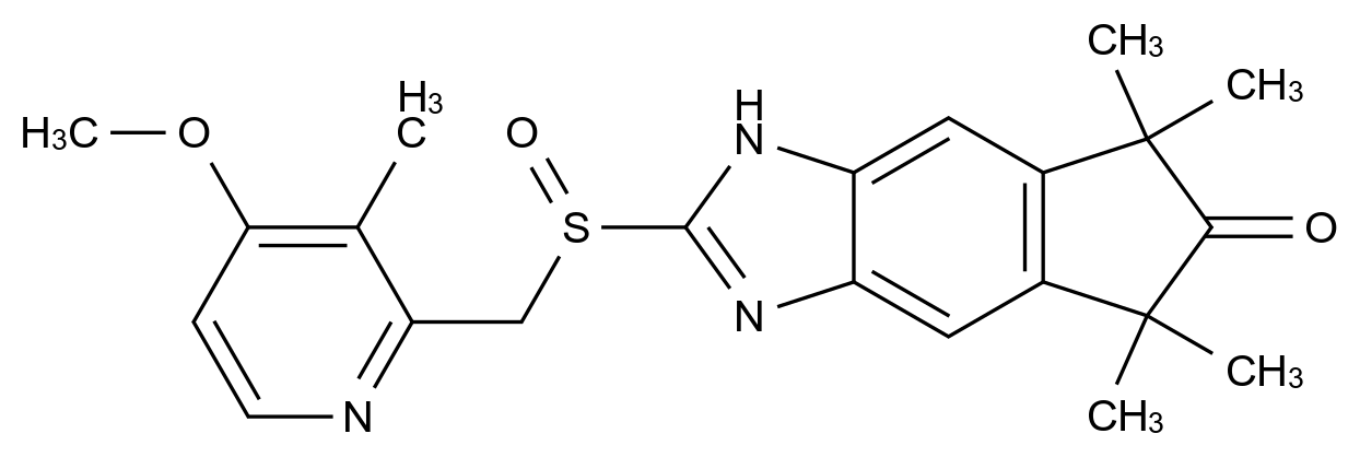 101387-98-8_2-[(4-methoxy-3-methylpyridin-2-yl)methylsulfinyl]-5,5,7,7-tetramethyl-3H-cyclopenta[f]b